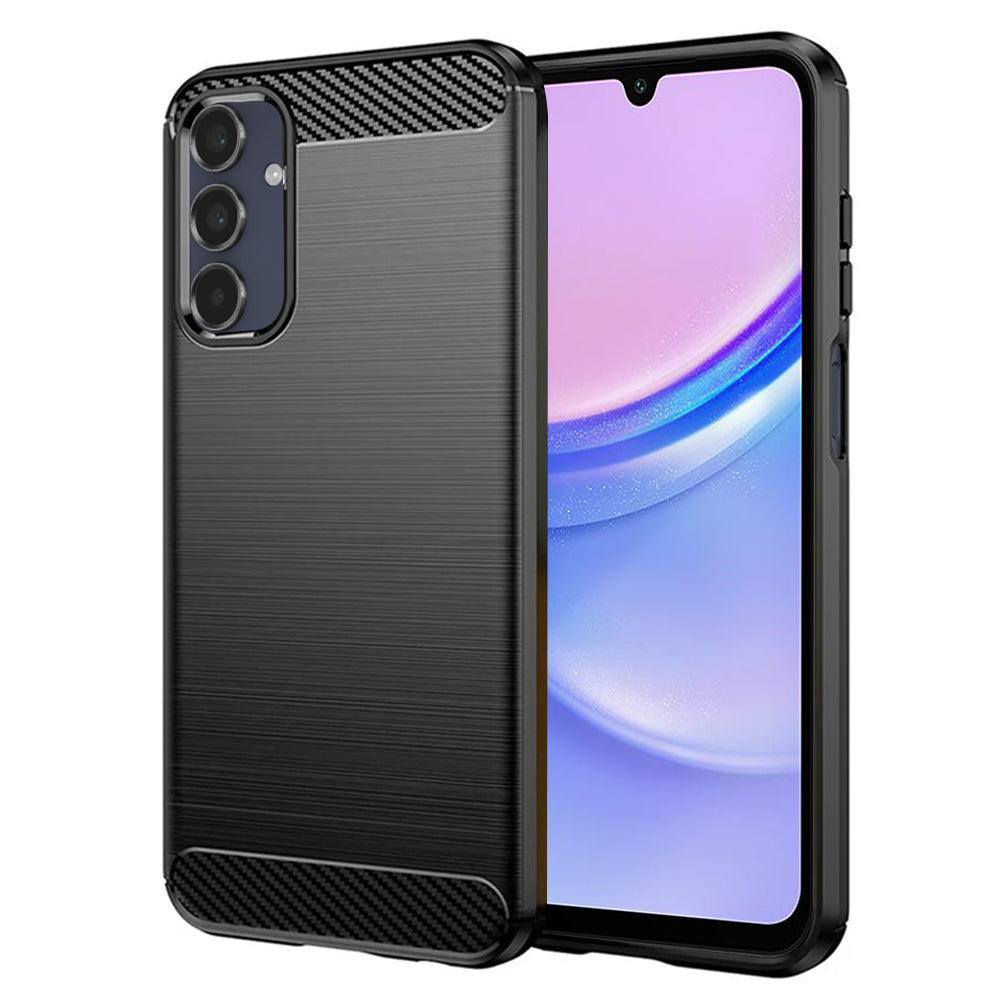 Case for Samsung Galaxy A15 5G A156 / A15 A155, Techsuit, Carbon, Black