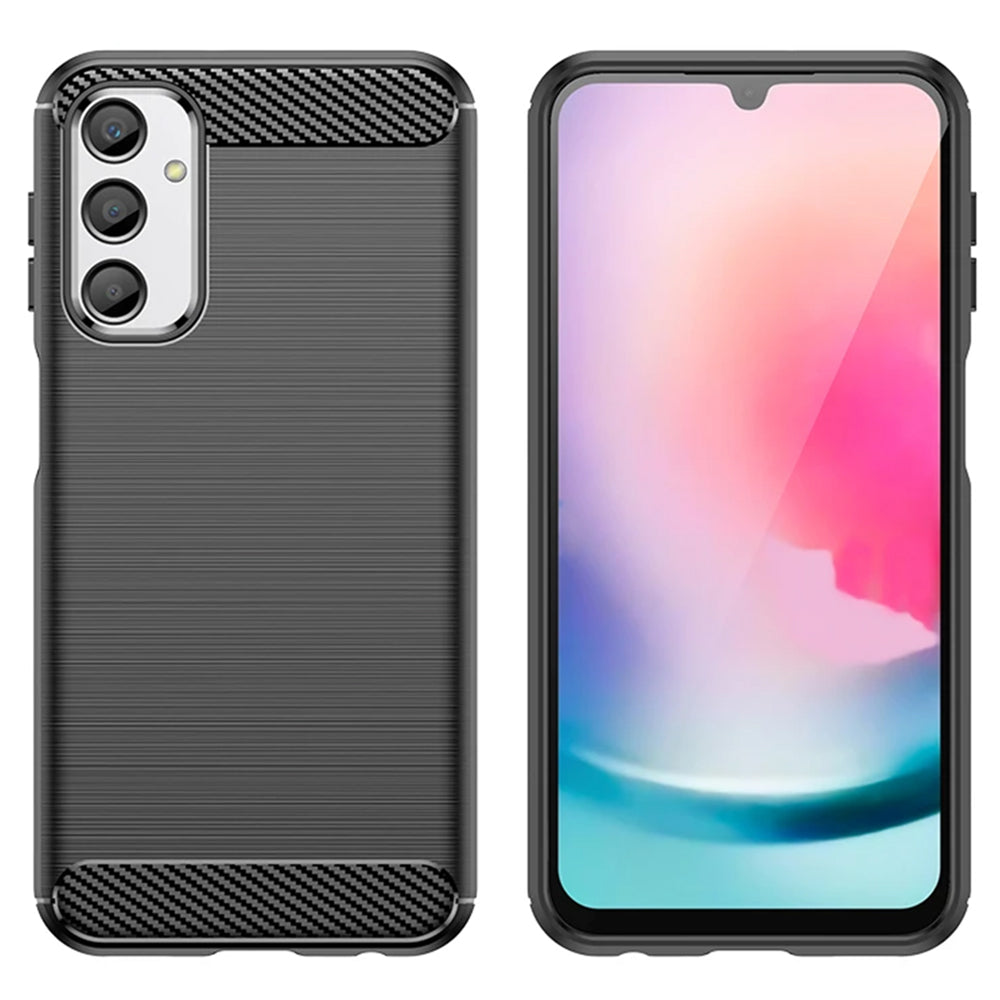 Case for Samsung Galaxy A15 5G A156 / A15 A155, Techsuit, Carbon, Black