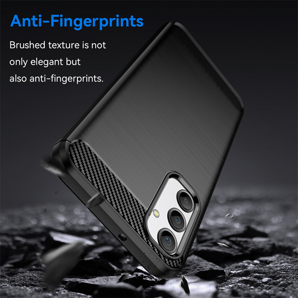 Case for Samsung Galaxy A15 5G A156 / A15 A155, Techsuit, Carbon, Black