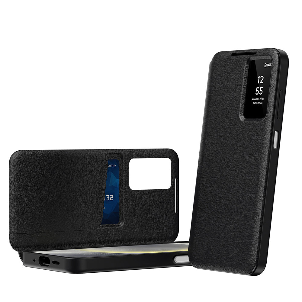 Θήκη για Samsung Galaxy A18 5G A186 / A18 4G A185 / F17 / M17 / A17 4G A175, Techsuit, SmartView, Μαύρο