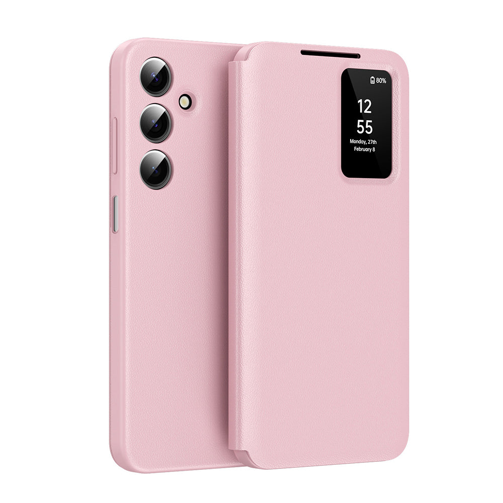 Θήκη για Samsung Galaxy A18 5G A186 / A18 4G A185 / F17 / M17 / A17 4G A175, Techsuit, SmartView, Ροζ