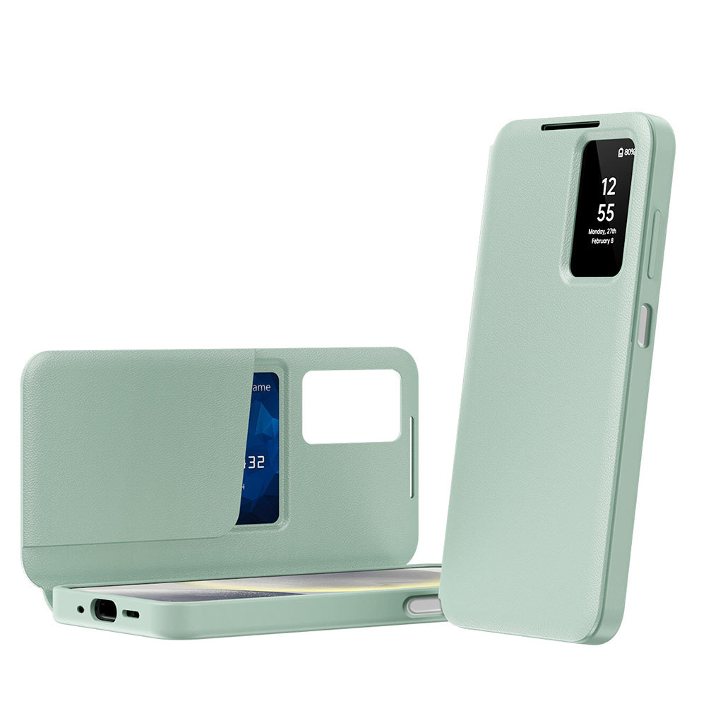 Θήκη για Samsung Galaxy A18 5G A186 / A18 4G A185 / F17 / M17 / A17 4G A175, Techsuit, SmartView, Πράσινο