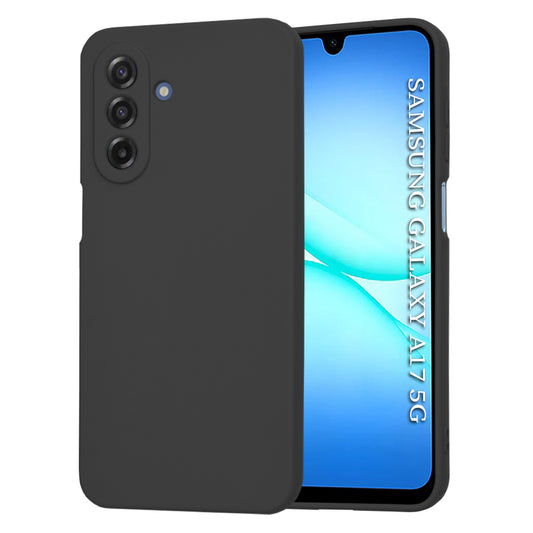 Case for Samsung Galaxy A18 5G A186 / A18 4G A185 / F17 / M17 / A17 4G A175, Techsuit, SoftFlex, Black