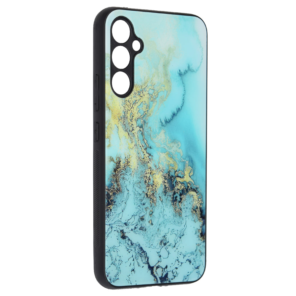 Case for Samsung Galaxy A34 A346, Techsuit, Glaze, Blue