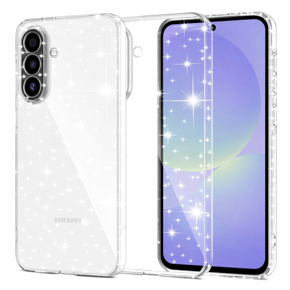Θήκη για Samsung Galaxy A37 5G, Techsuit, SparkleSkin, Διαφανής