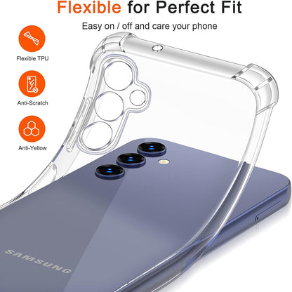 Case for Samsung Galaxy A40 A405, Techsuit, Shockproof Clear, Transparent