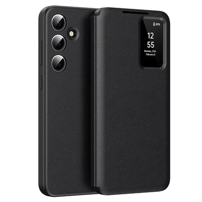 Θήκη για Samsung Galaxy A56 A566, Techsuit, SmartView, Μαύρο