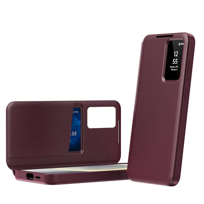 Case for Samsung Galaxy A56 A566, Techsuit, SmartView, Red