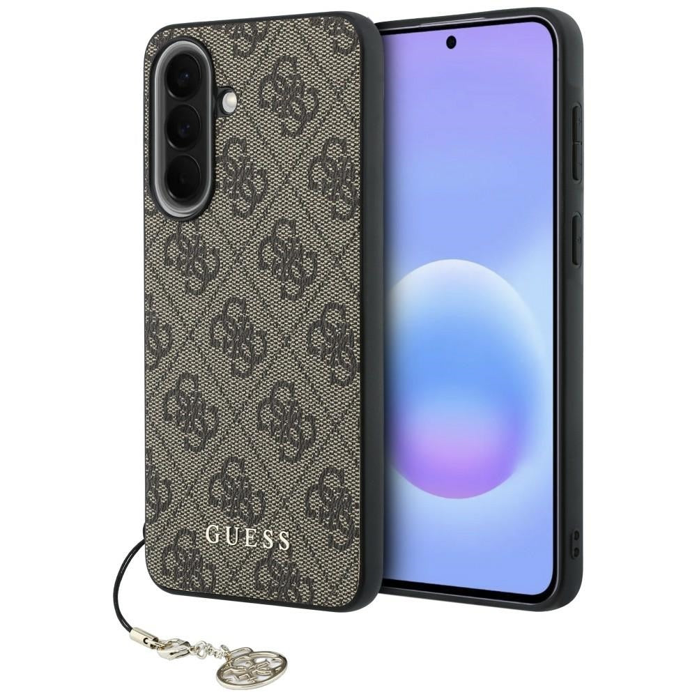 Θήκη για Samsung Galaxy A57 5G, Guess, 4G Classic Logo Charm, Καφέ