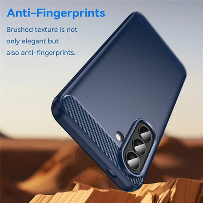 Case for Samsung Galaxy A57 5G, Techsuit, Carbon, Blue