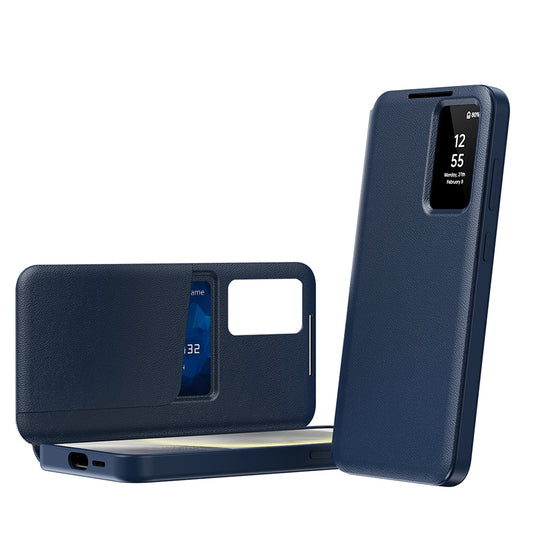 Θήκη για Samsung Galaxy S22 5G S901, Techsuit, SmartView, Μπλε