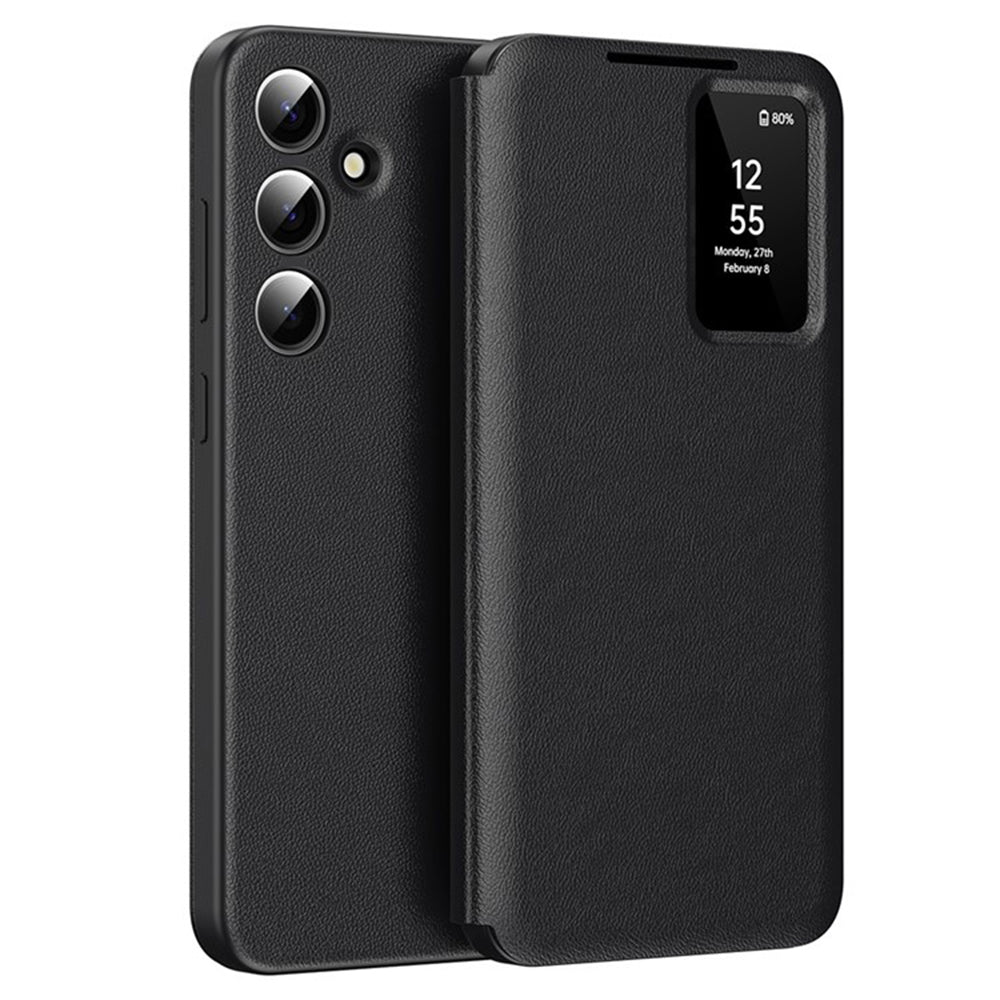 Case for Samsung Galaxy S23 FE S711, Techsuit, SmartView, Black