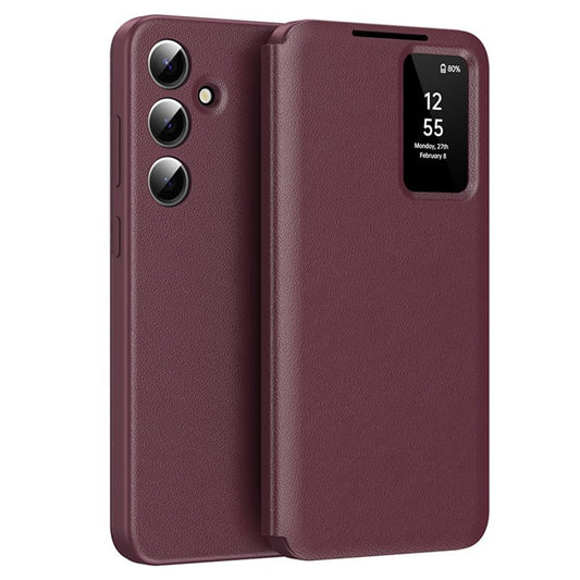 Θήκη για Samsung Galaxy S23 FE S711, Techsuit, SmartView, Κόκκινο