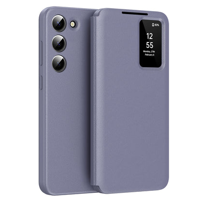 Case for Samsung Galaxy S23 S911, Techsuit, SmartView, Purple