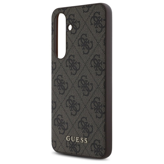 Case for Samsung Galaxy S24 FE S721, Guess, 4G Classic, Brown