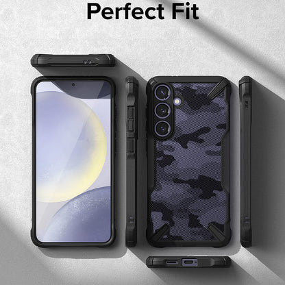 Case for Samsung Galaxy S24 S921, Ringke, Fusion X, Black