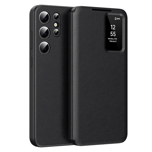 Θήκη για Samsung Galaxy S24 Ultra S928, Techsuit, SmartView, Μαύρο