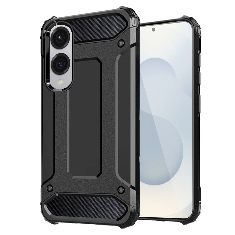 Θήκη για Samsung Galaxy S25 Edge S937, Techsuit, Hybrid Armor, Μαύρη