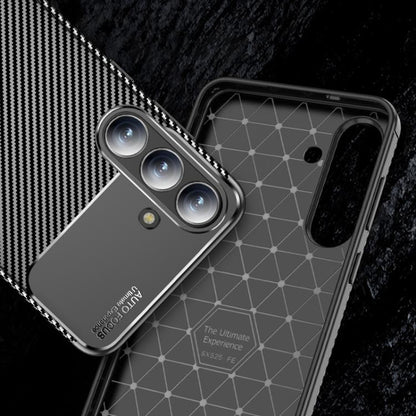 Case for Samsung Galaxy S25 FE, Techsuit, CarbonFiber, Black