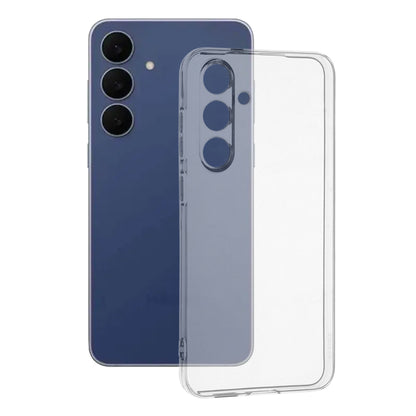 Case for Samsung Galaxy S25 FE, Techsuit, Clear, Transparent