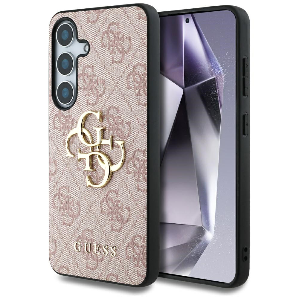 Case for Samsung Galaxy S25 S931, Guess, 4G Big Logo, Pink