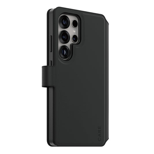Case for Samsung Galaxy S25 Ultra S938, PanzerGlass, Care Feature Tango Two-in-One, Black