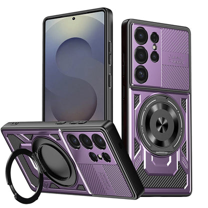 Case for Samsung Galaxy S25 Ultra S938, Techsuit, RuggedCam, Purple