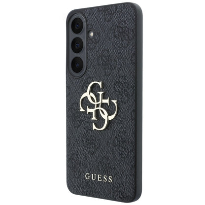 Θήκη για Samsung Galaxy S26 FE S741, Guess, 4G Μεταλλικό Λογότυπο, Μαύρο