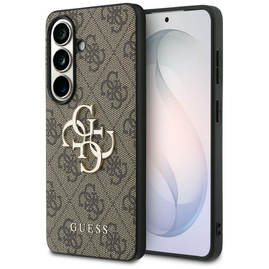 Case for Samsung Galaxy S26 Plus S947, Guess, 4G Big Logo, Brown