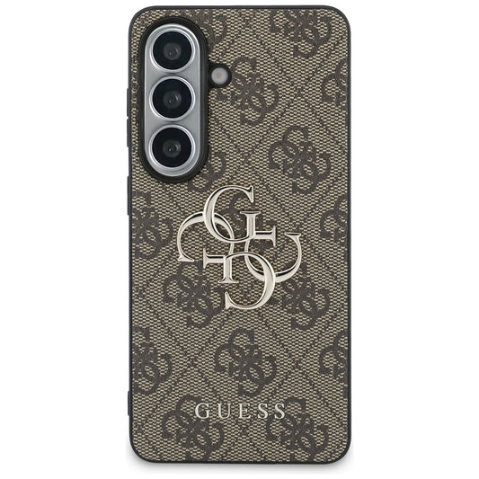 Case for Samsung Galaxy S26 Plus S947, Guess, 4G Big Logo, Brown