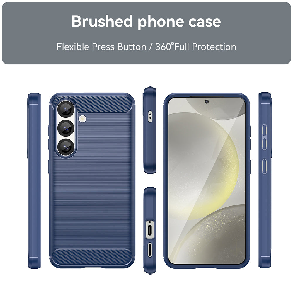 Case for Samsung Galaxy S26 S942, Techsuit, Carbon, Blue