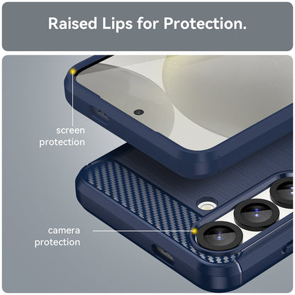 Case for Samsung Galaxy S26 S942, Techsuit, Carbon, Blue