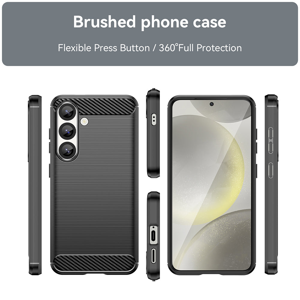 Case for Samsung Galaxy S26 S942, Techsuit, Carbon, Black