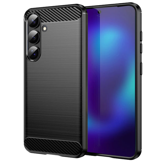 Θήκη για Samsung Galaxy S26 S942, Techsuit, Καρμπόν, Μαύρη