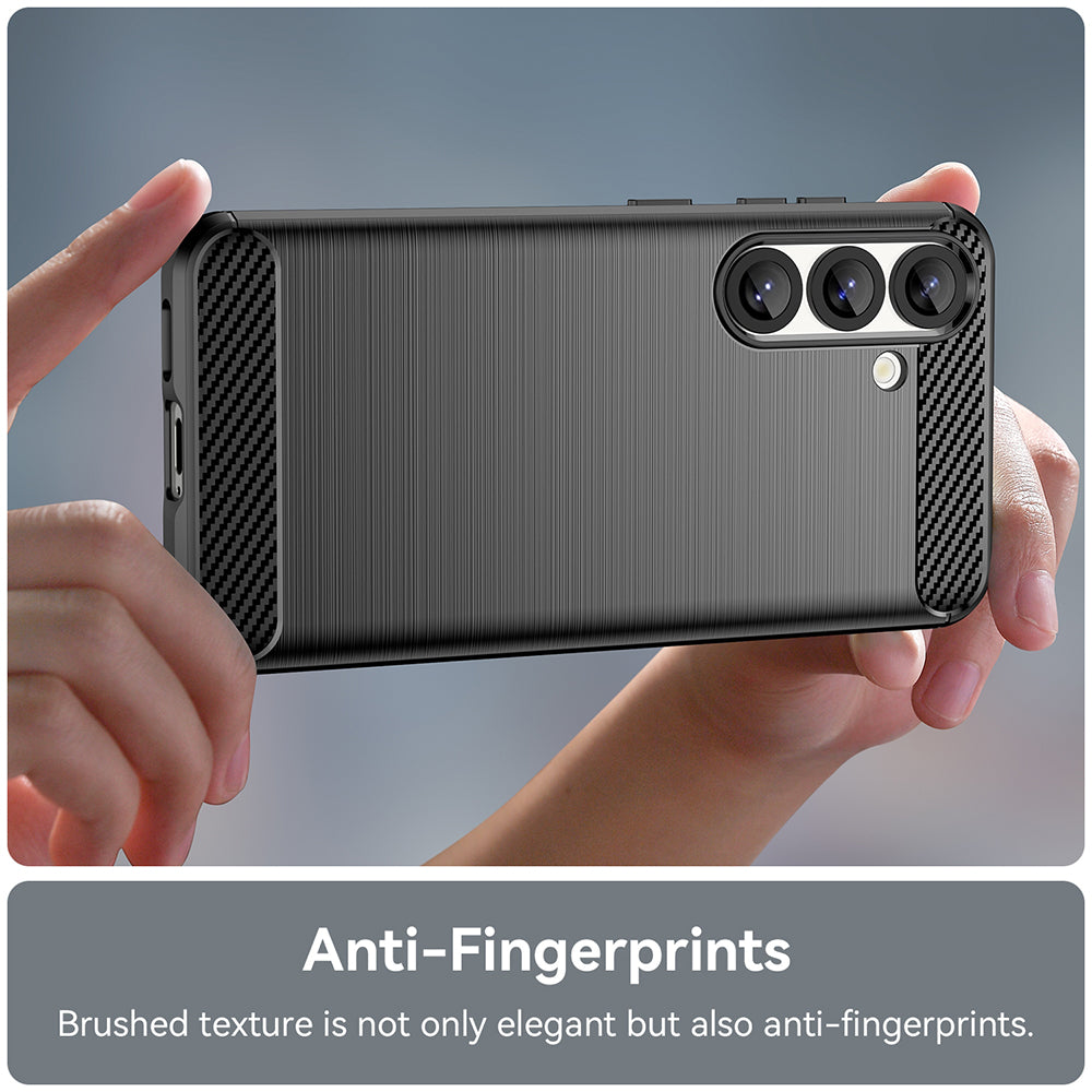 Case for Samsung Galaxy S26 S942, Techsuit, Carbon, Black