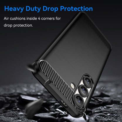 Case for Samsung Galaxy S26 S942, Techsuit, Carbon, Black