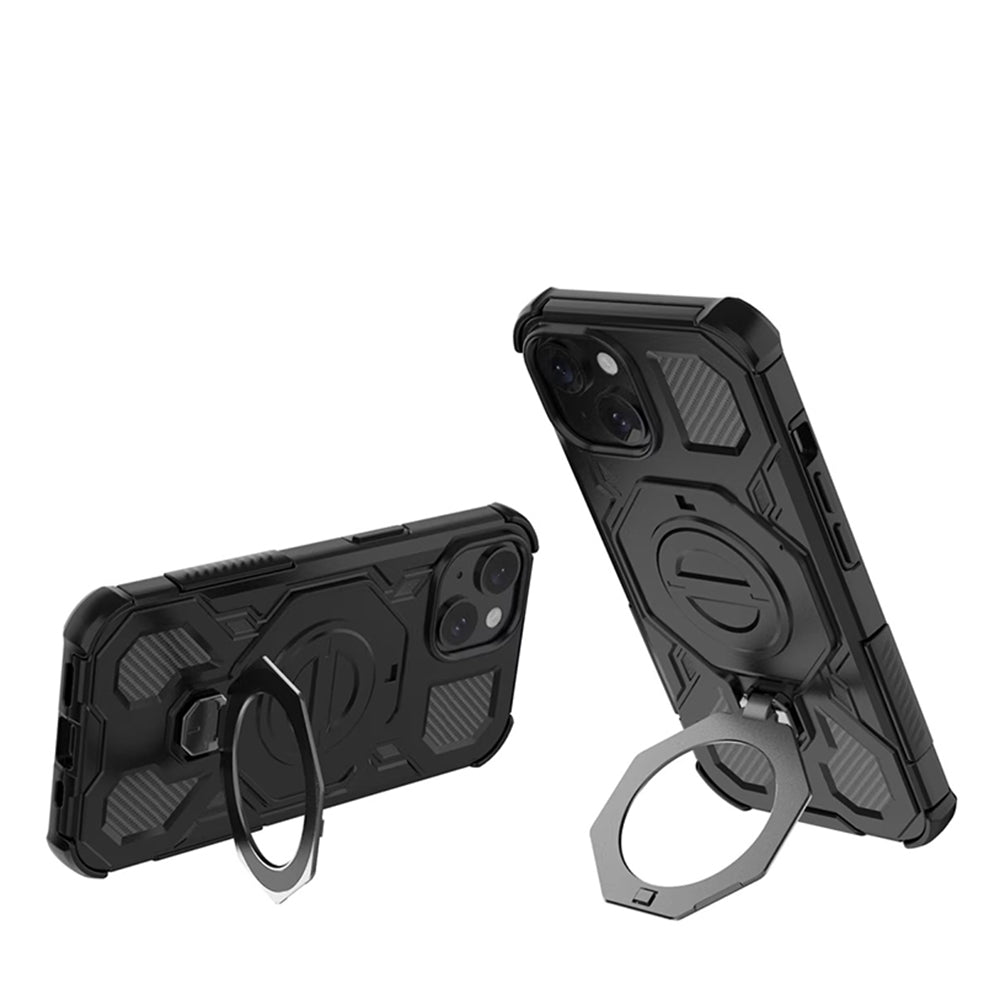 Θήκη για Samsung Galaxy S26 S942, Techsuit, Carbon Shield Pro, Καπνού