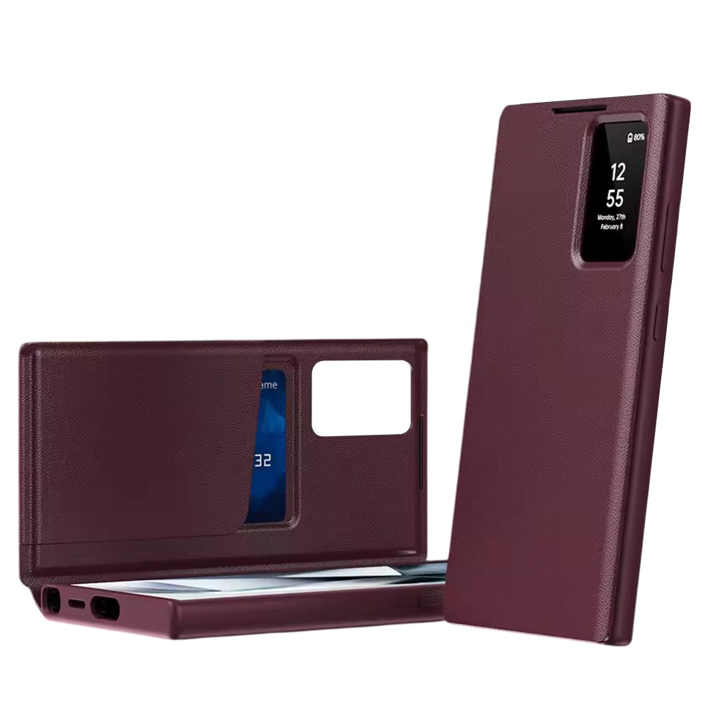 Θήκη για Samsung Galaxy S26 Ultra S948, Techsuit, SmartView, Κόκκινη