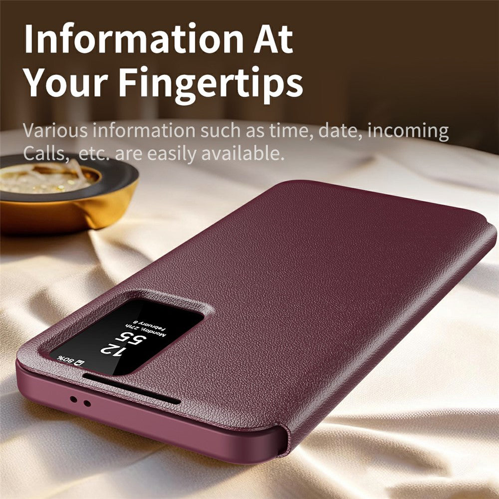 Θήκη για Samsung Galaxy S26 Ultra S948, Techsuit, SmartView, Κόκκινη