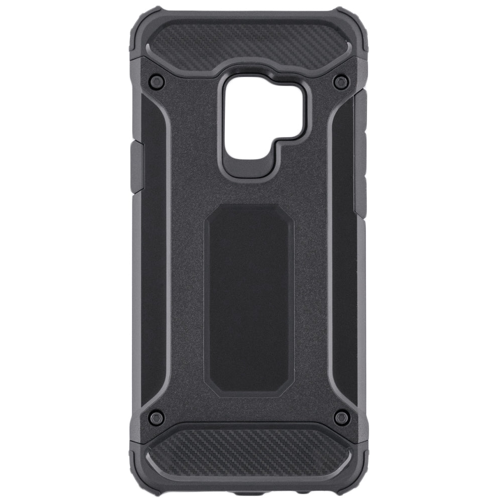 Case for Samsung Galaxy S9 G960, Techsuit, Hybrid Armor, Black