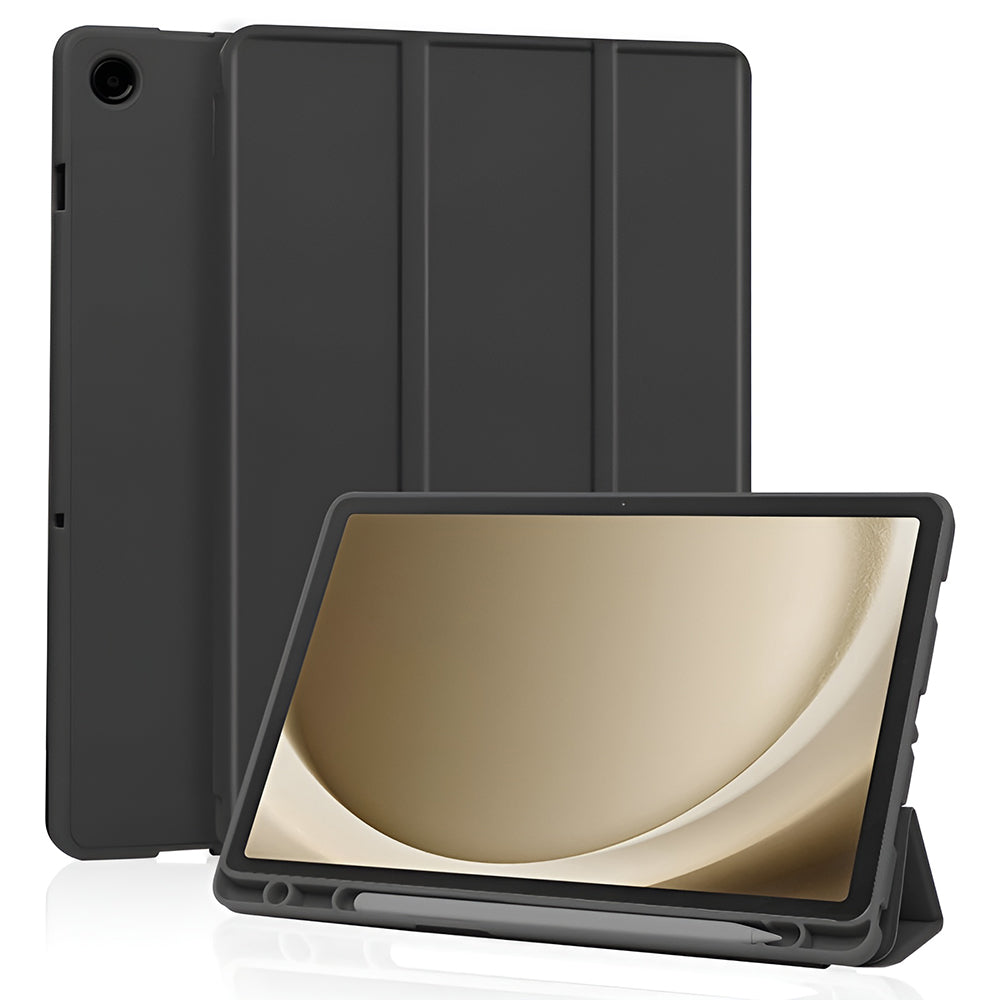 Case for Samsung Galaxy Tab A11+ / Tab A9+, Techsuit, Flex Trifold, Black