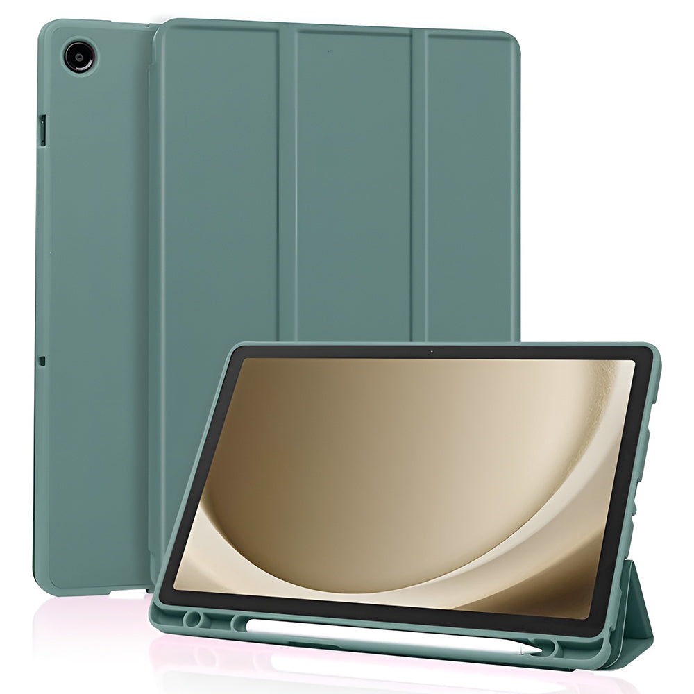 Case for Samsung Galaxy Tab A11+ / Tab A9+, Techsuit, Flex Trifold, Green