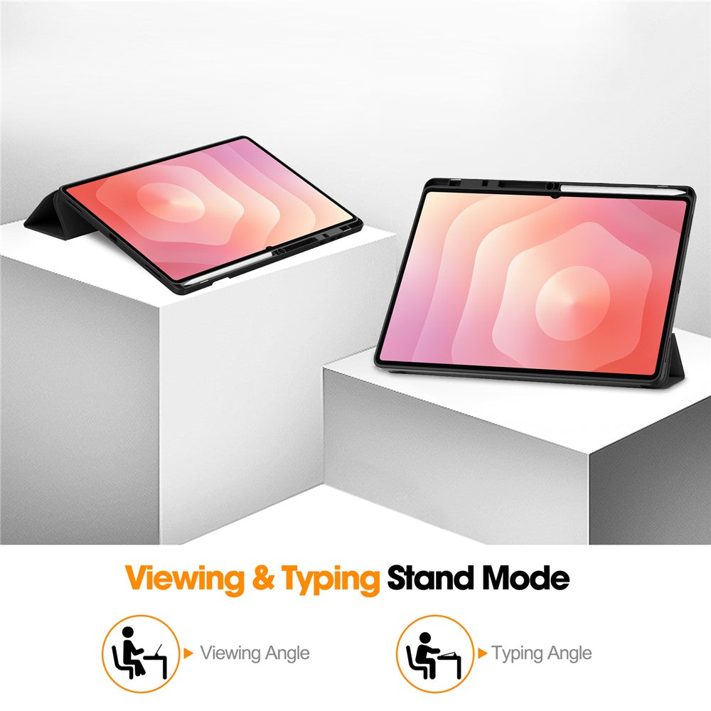 Θήκη για Samsung Galaxy Tab S12 Ultra / Tab S11 Ultra, Techsuit, Flex Trifold, Μωβ