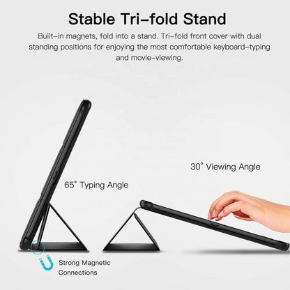 Θήκη για Samsung Galaxy Tab S5e, Techsuit, FoldPro, Μαύρο