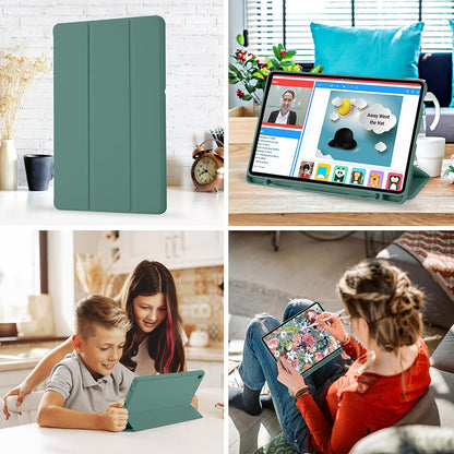 Θήκη για Samsung Galaxy Tab S6 Lite (2024) / Tab S6 Lite (2022) / Tab S6 Lite (2020), Techsuit, Flex Trifold, Πράσινο
