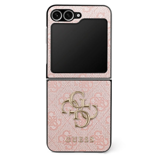 Θήκη για Samsung Galaxy Z Flip7 F766, Guess, 4G Metal Logo, Ροζ