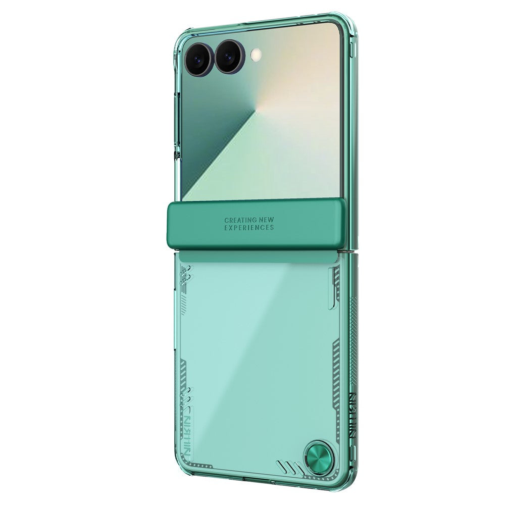 Case for Samsung Galaxy Z Flip7 F766, Nillkin, Iceblade, Green