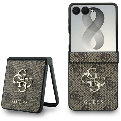 Θήκη για Samsung Galaxy Z Flip8 F776, Guess, 4G Big Logo, Καφέ