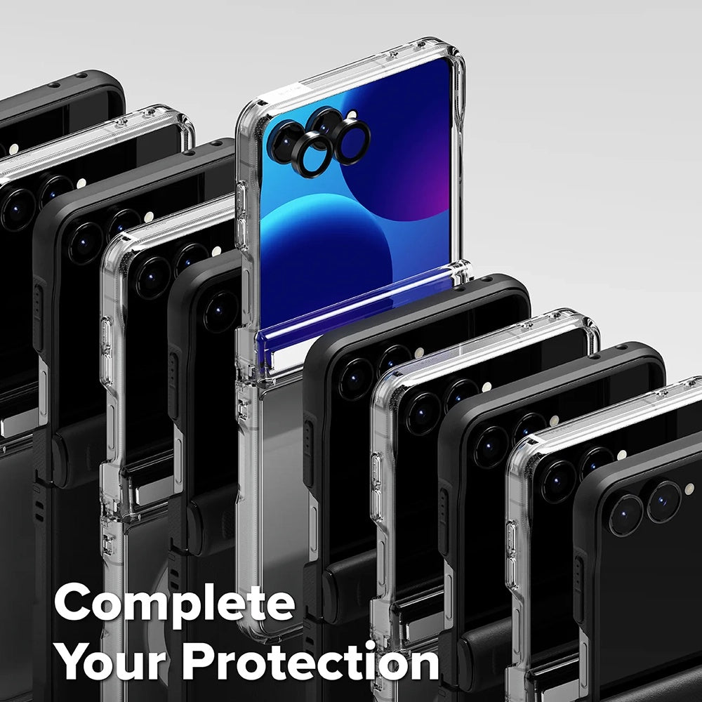 Case for Samsung Galaxy Z Flip8 F776, Ringke, Fusion Flap, Transparent