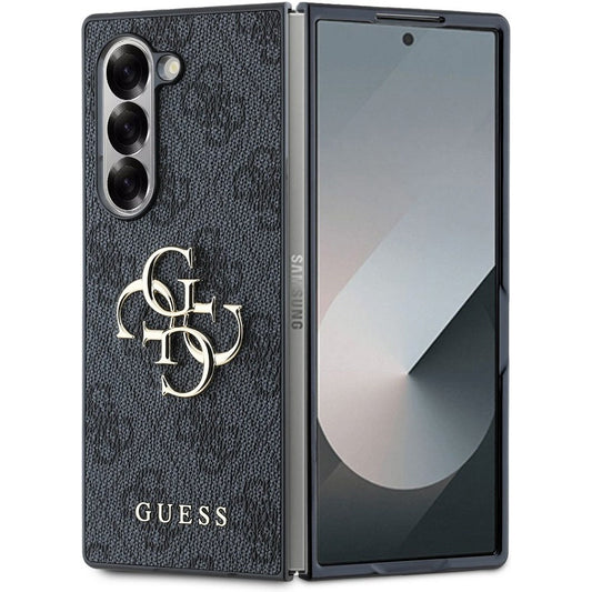 Θήκη για Samsung Galaxy Z Fold6 F956, Guess, 4G Metal Logo, Μαύρη